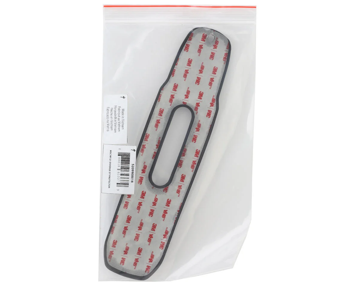 Specialized Diverge Downtube Protector (Black) (w/ Adhesive Backing) - view 2